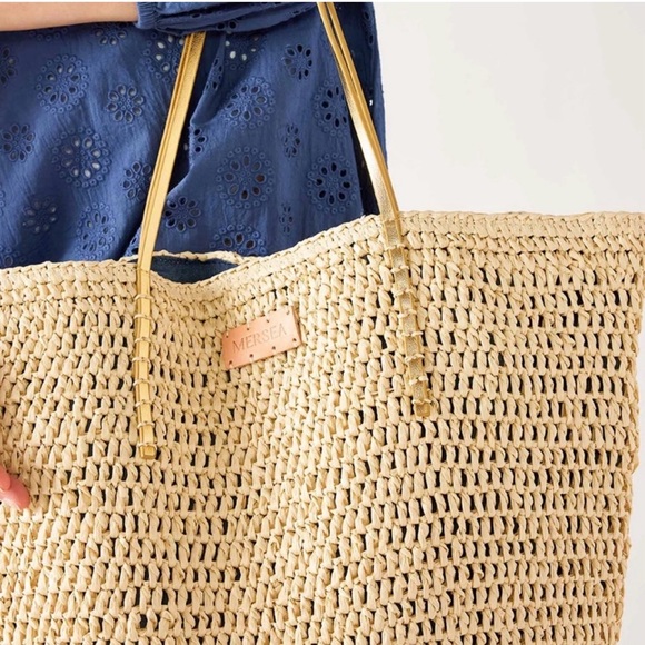 Tommy Bahama Sunchaser Straw Tote NWT - Picture 2 of 11